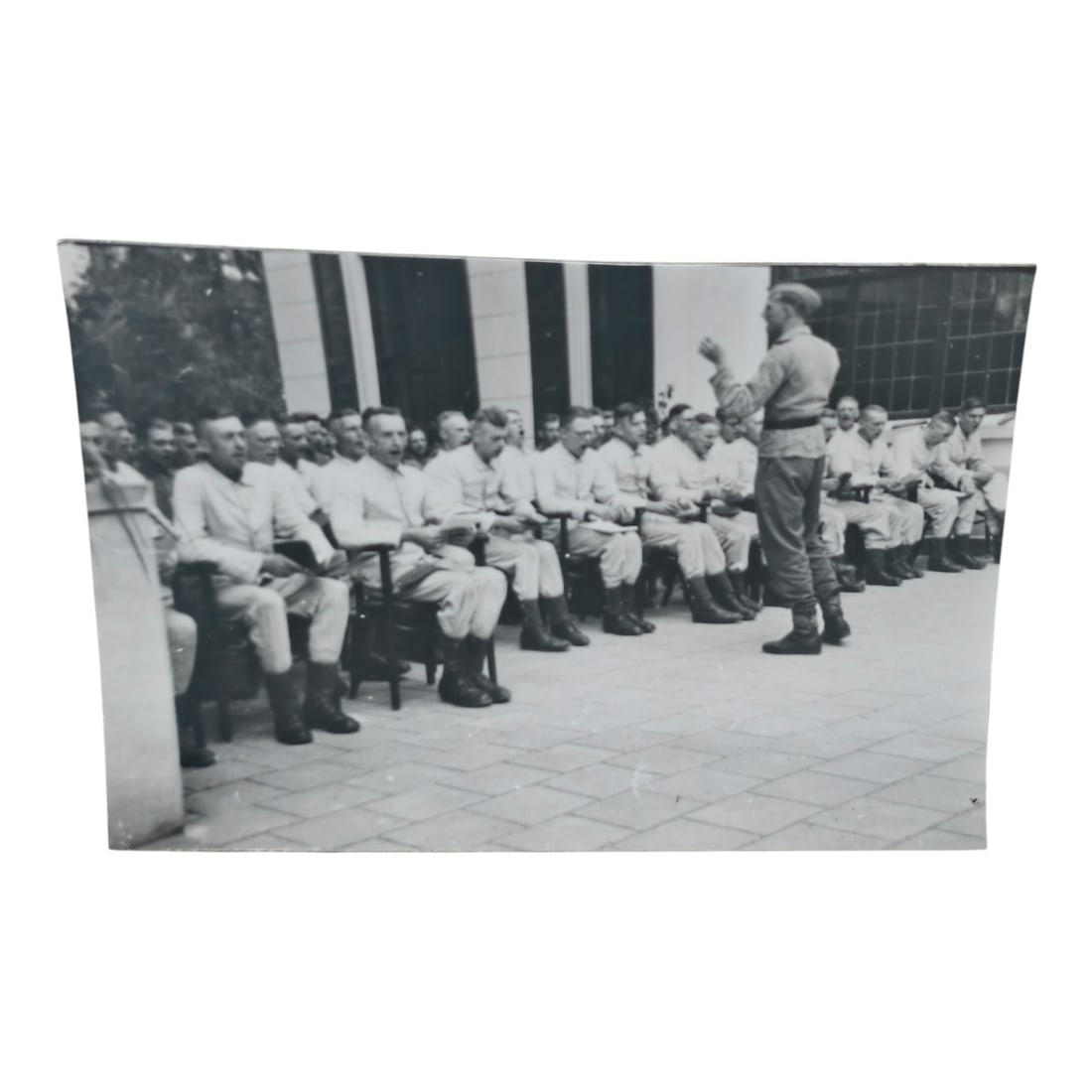 Unpublished Dutch Waffen SS Volunteer Legion Avegoor Training Center 1943 Photograph: Unpublished Dutch Waffen SS Volunteer Legion Avegoor Training Center 1943 Photograph. Extremely rare unpublished photograph discovery from the Dutch Waffen SS training center in Avegoor, Netherlands.
