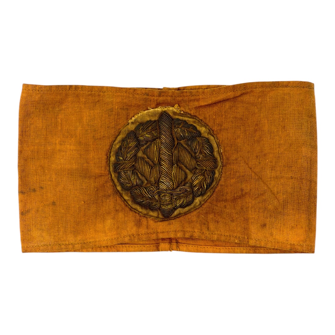 Third Reich Nazi Bullion Military Defense Sport Armband: Third Reich Nazi Bullion Military Defense Sport Armband. Highly unusual bullion style.