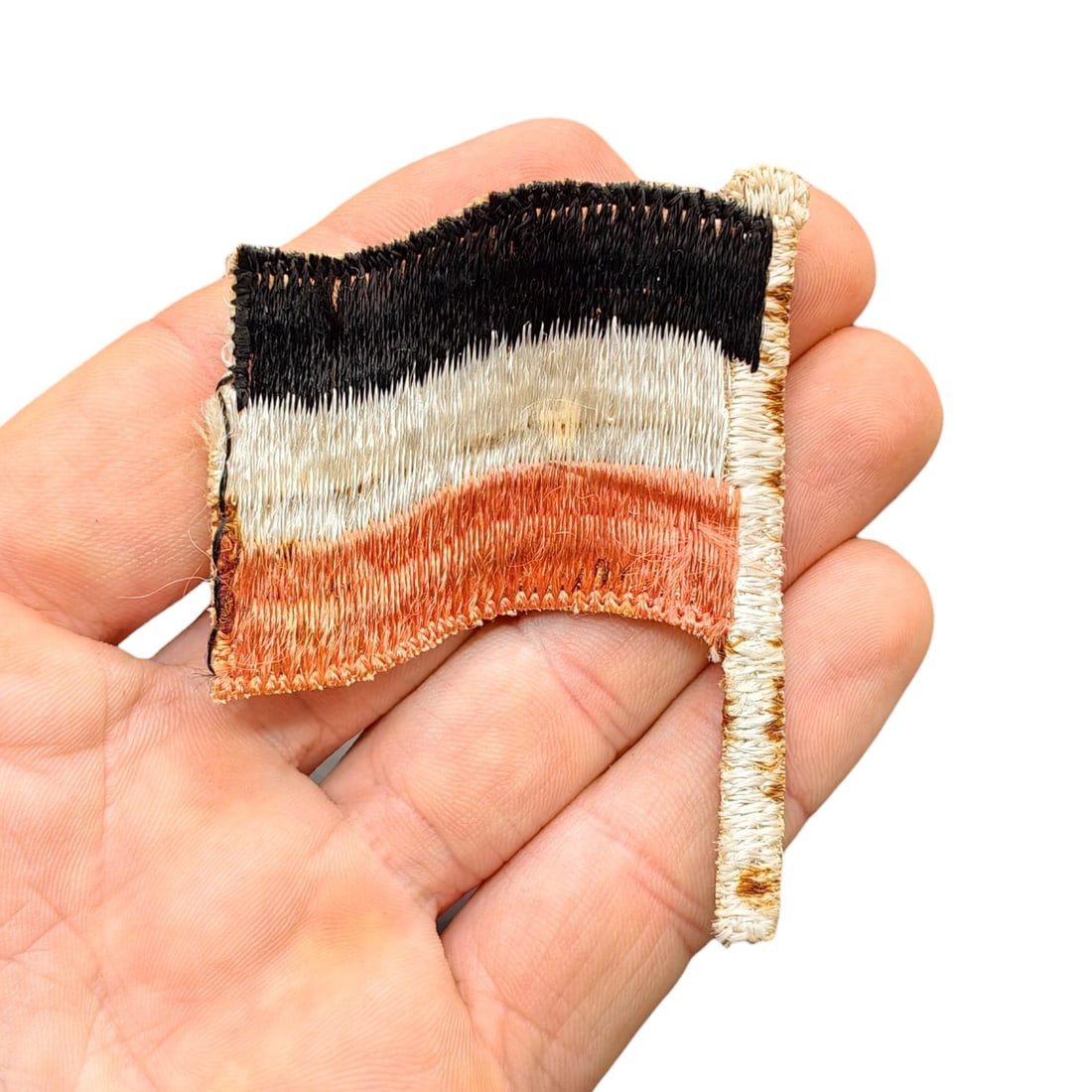 Early Third Reich Era Imperial Flag Cloth Patch: Early Third Reich Era Imperial Flag Cloth Patch