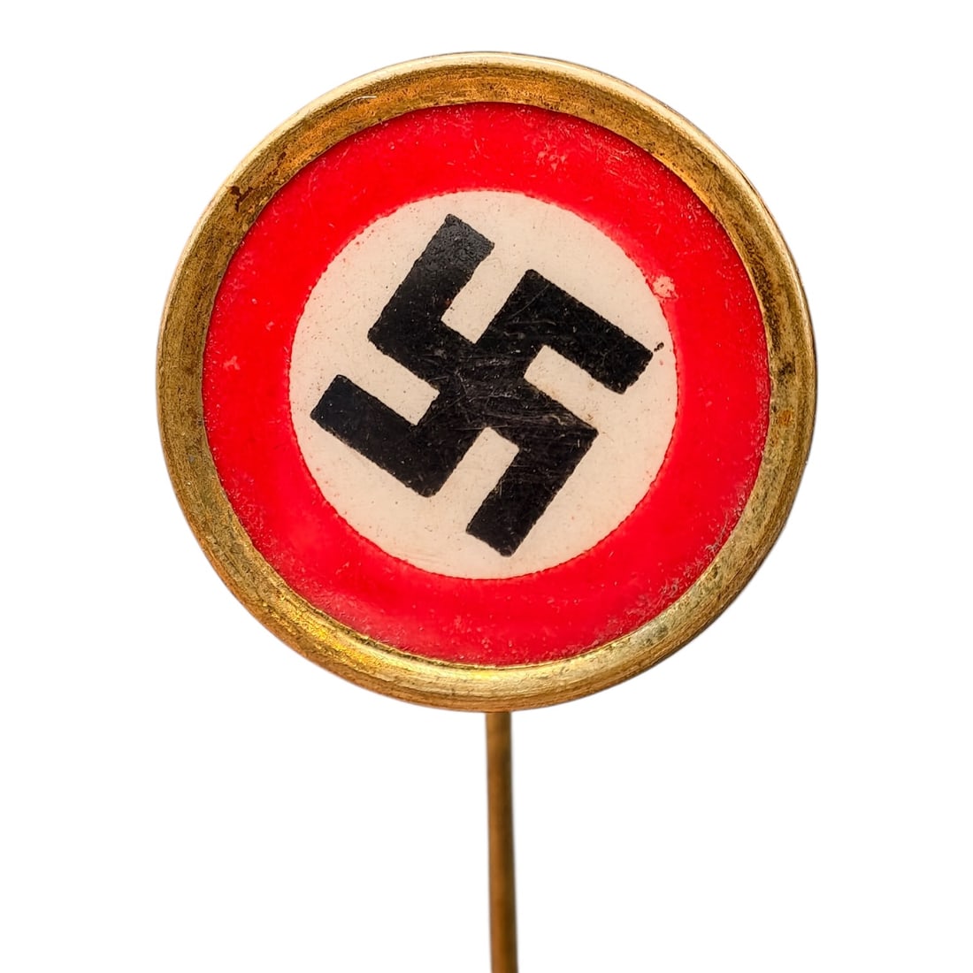 Early NSDAP Celluloid Pin: Early NSDAP Celluloid Pin