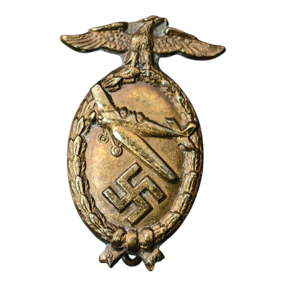 Early NSDAP DLV Tinnie Badge: Early NSDAP DLV Tinnie Badge