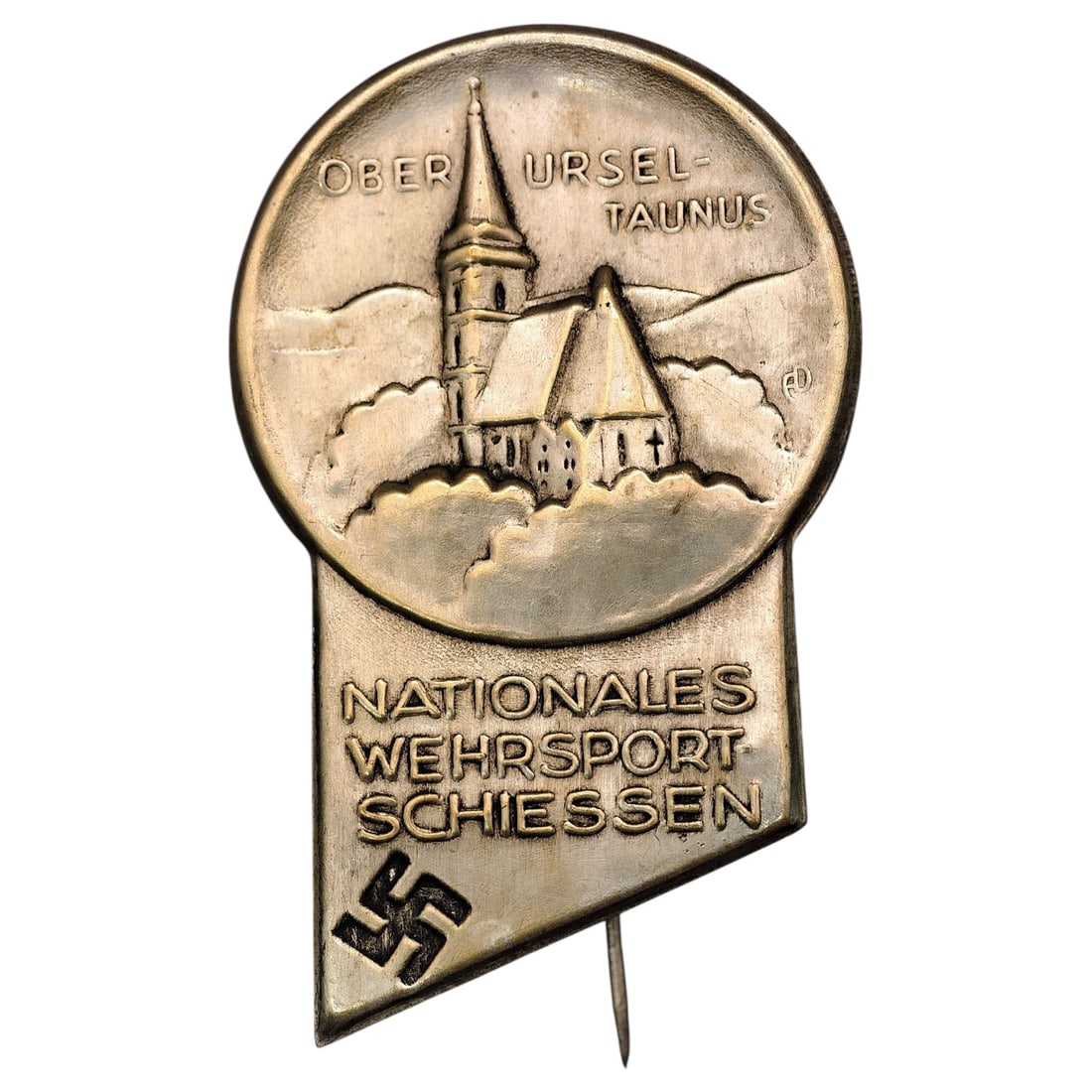 Third Reich Ober Urseltaunus Tinnie Badge: Third Reich Ober Urseltaunus Tinnie Badge