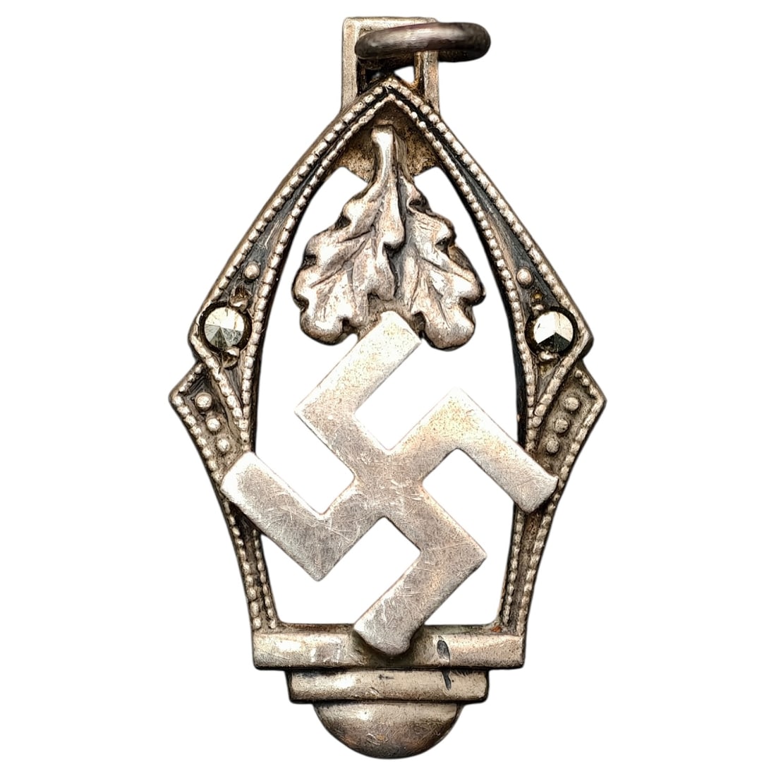 Third Reich NSDAP Nazi Sympathizer Necklace Medallion: Third Reich NSDAP Nazi Sympathizer Necklace Medallion