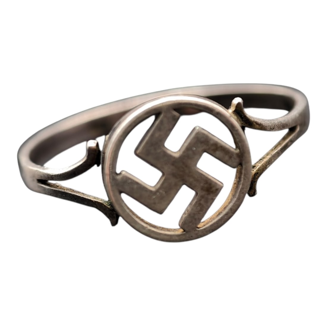 Third Reich NSDAP Nazi Sympathizer Ring 800 Silver: Third Reich NSDAP Nazi Sympathizer Ring 800 Silver
