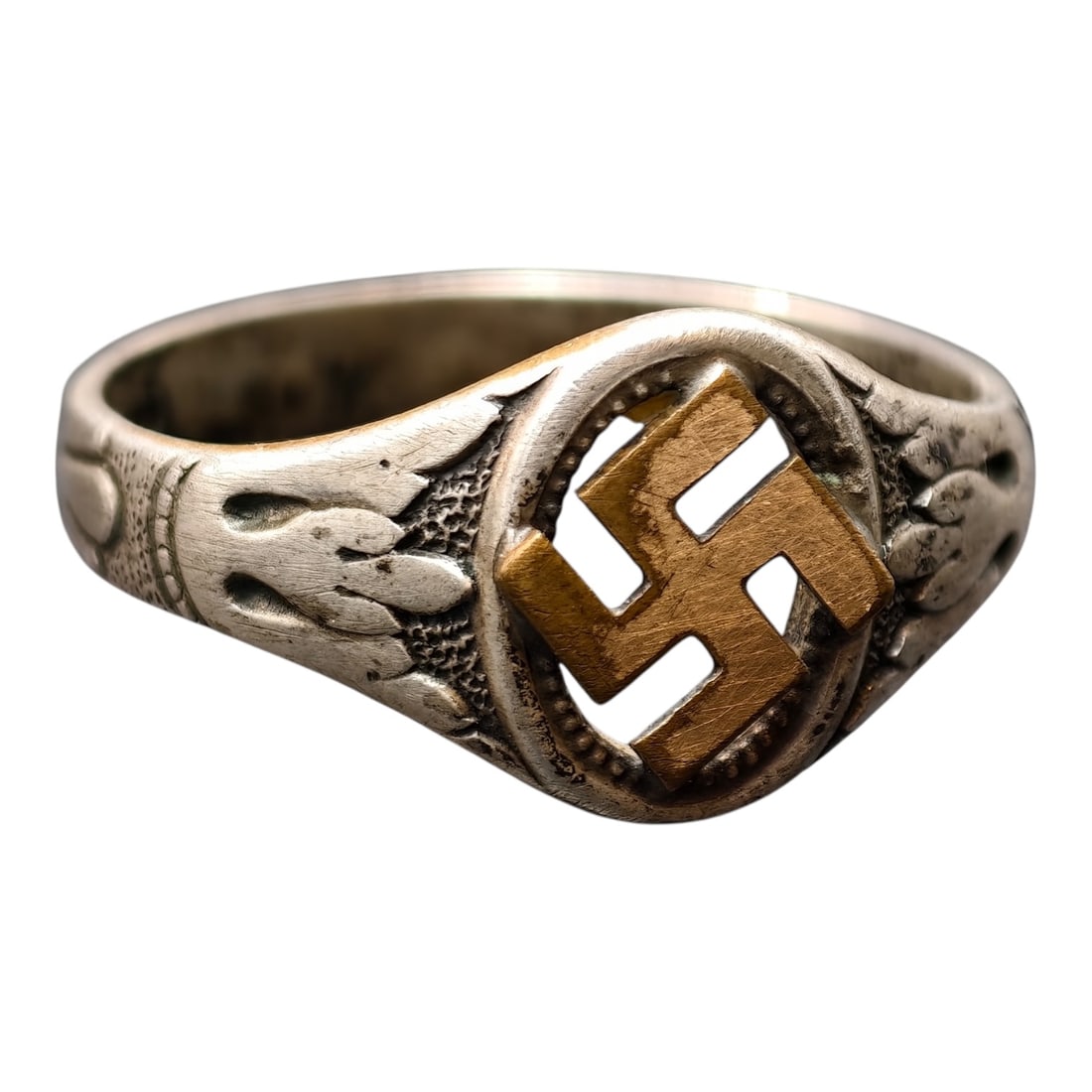 Third Reich NSDAP Nazi Sympathizer Ring 800 Silver: Third Reich NSDAP Nazi Sympathizer Ring 800 Silver