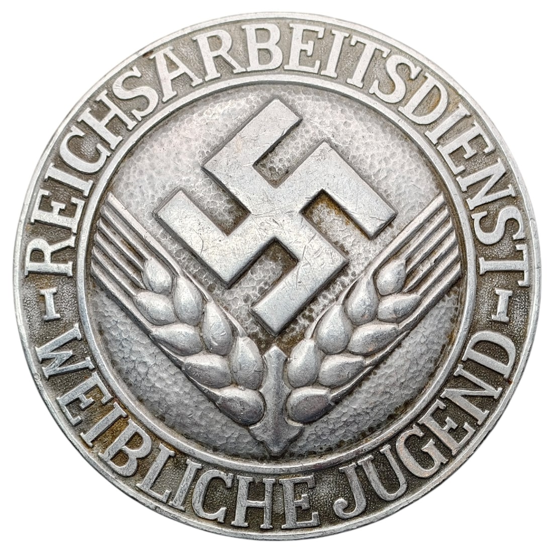 Third Reich Nazi Reichsarbeitsdienst RADwJ Brooch: Third Reich Nazi Reichsarbeitsdienst RADwJ Brooch