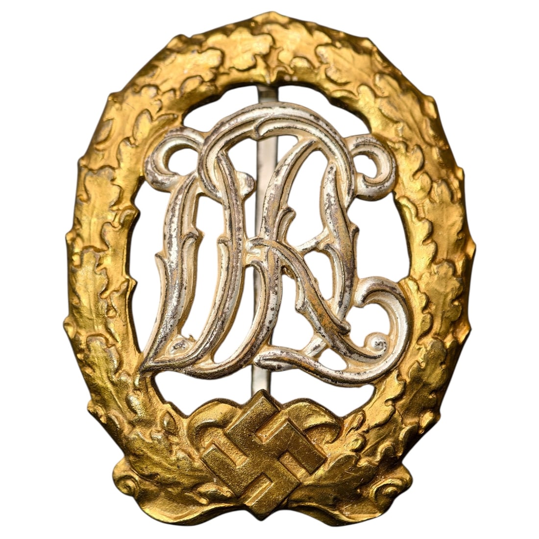 DRL Badge in Gold – Third Reich Nazi Era Badge: DRL Badge in Gold – Third Reich Nazi Era Badge