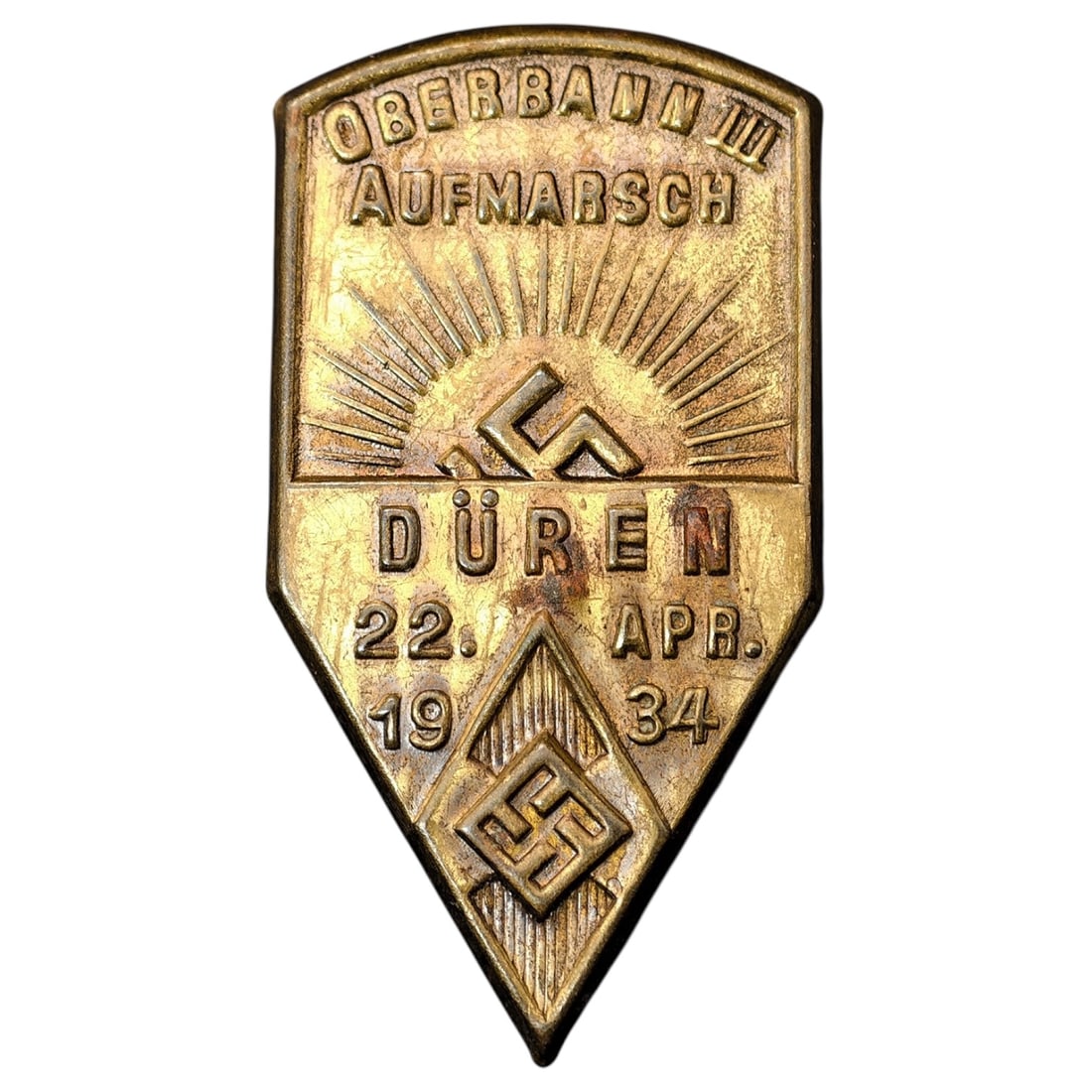 Third Reich Nazi Duren 1934 Tinnie: Third Reich Nazi Duren 1934 Tinnie