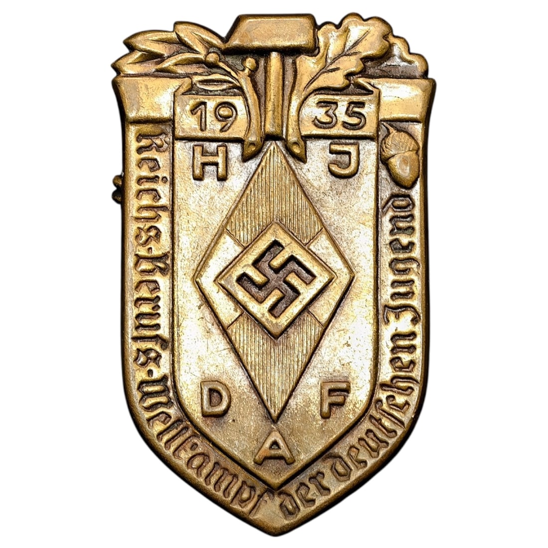 Third Reich Hitler Youth 1935 Tinnie: Third Reich Hitler Youth 1935 Tinnie