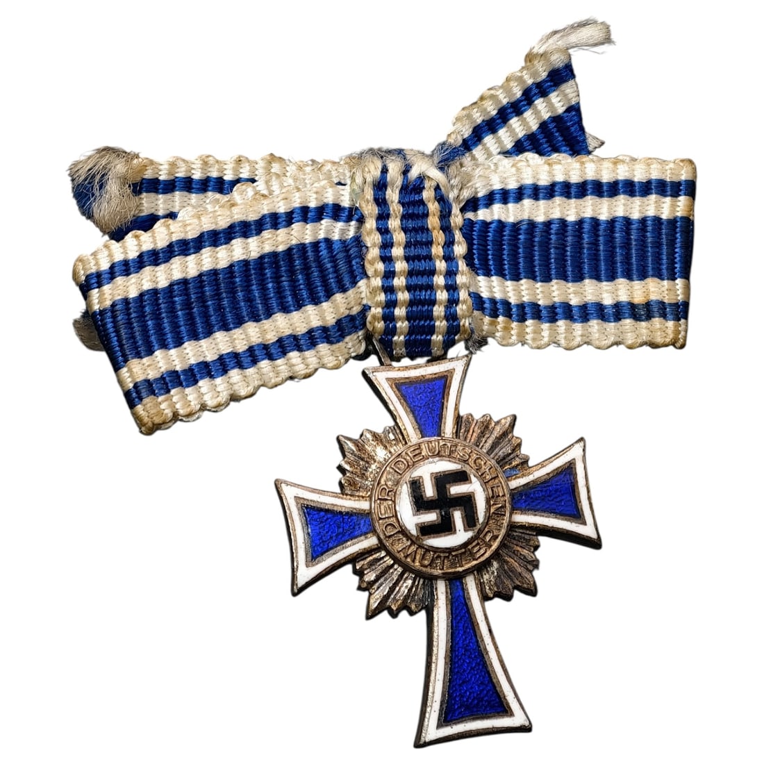 Mothers Cross in Silver – Third Reich Nazi Era Medal Mini: Mothers Cross in Silver – Third Reich Nazi Era Medal Mini