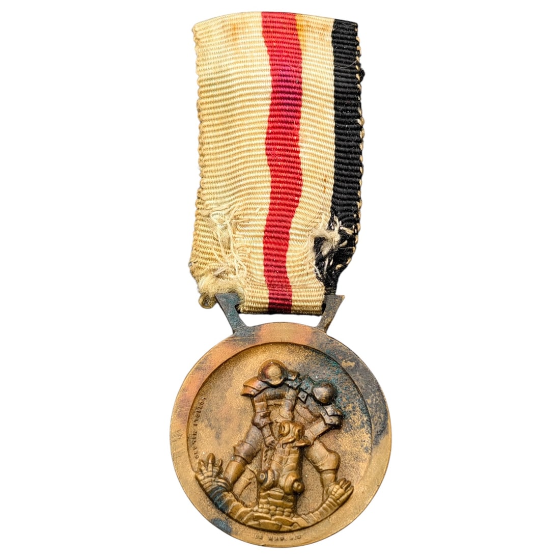 Third Reich German-Italian Campaign Medal in Africa: German-Italian Campaign Medal in Africa (also known as the "Afrikakorp Medal"), instituted in 1942 to honor the soldiers of the German and Italian alliance during the North African Campaign of World W