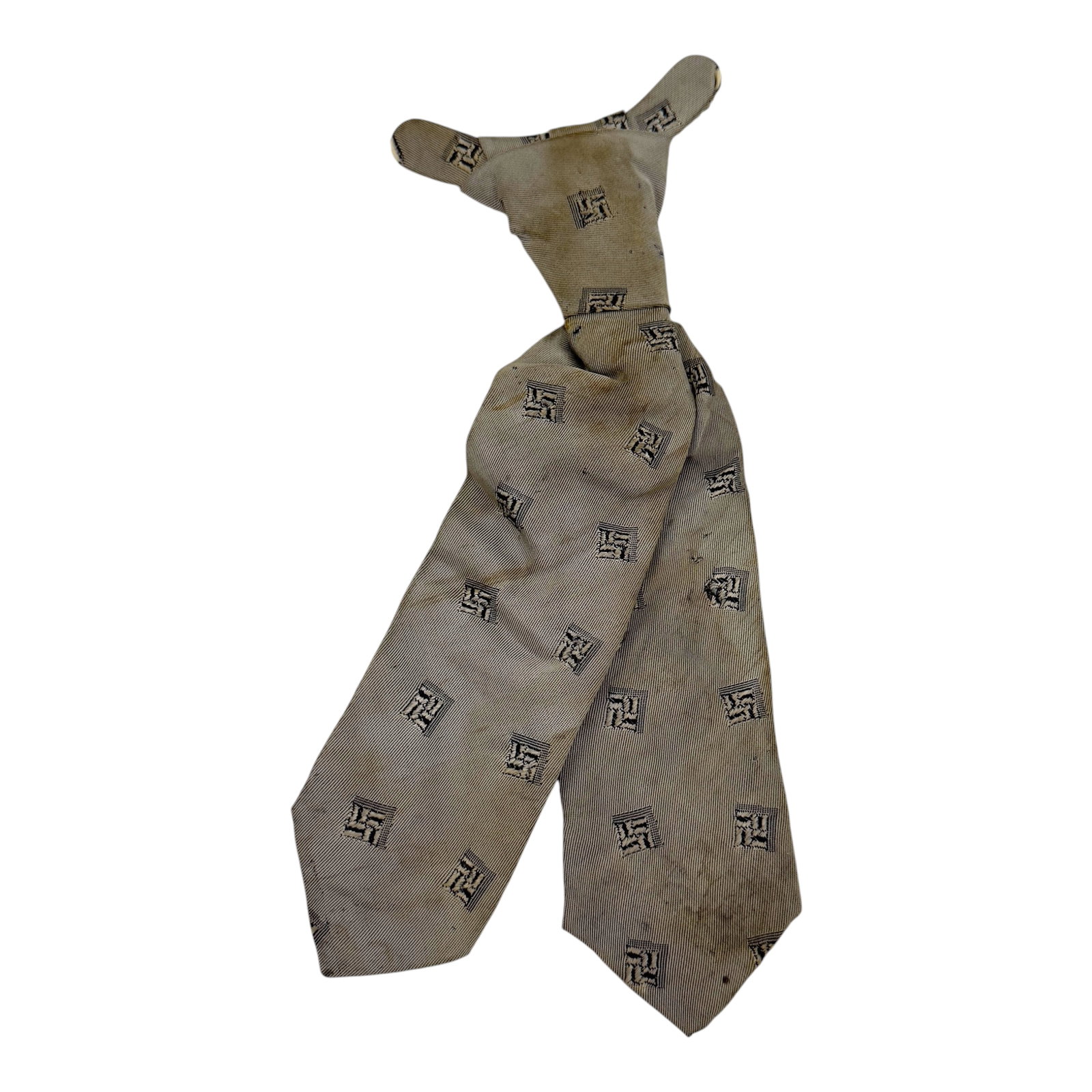 Early Swastika Children Nazi Neck Tie: Early Swastika Children Nazi Neck Tie