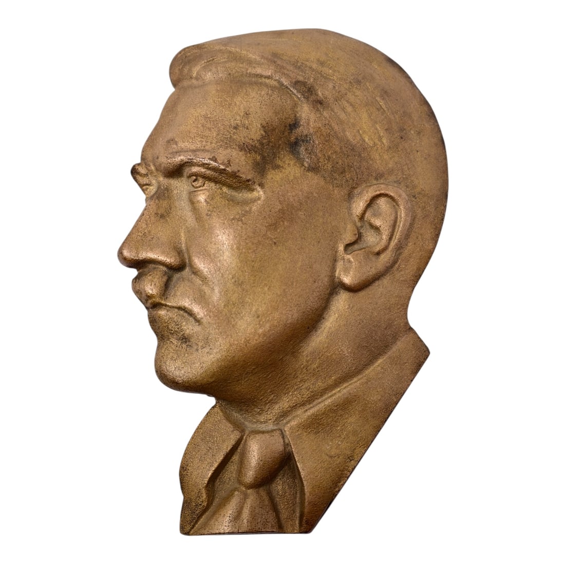 Adolf Hitler Relief Plaque in Bronze: Adolf Hitler Relief Plaque in Bronze