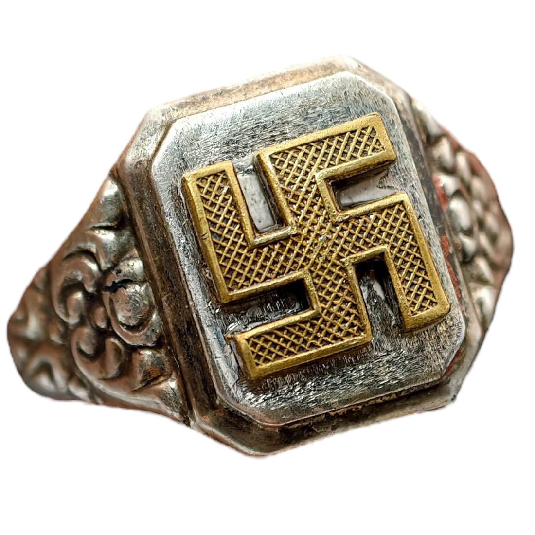 NSDAP Sympathizers Ring 835 Silver: NSDAP Sympathizers Ring 835 Silver