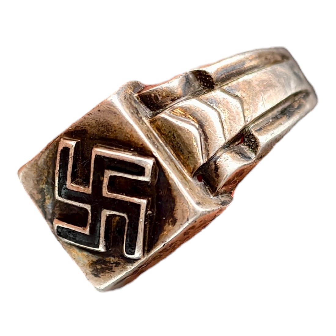 NSDAP Sympathizers Ring 800 Silver: NSDAP Sympathizers Ring 800 Silver