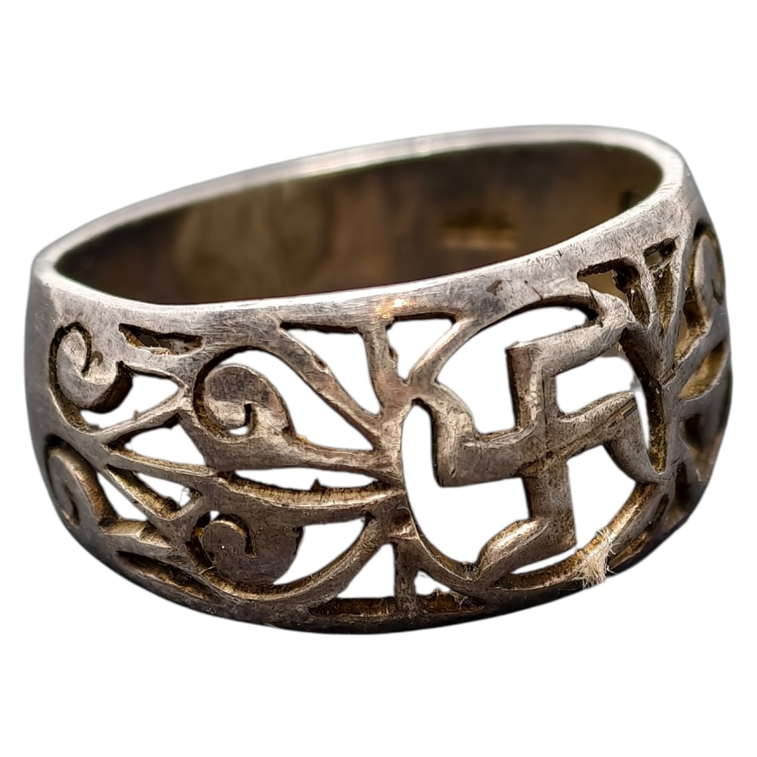 NSDAP Sympathizer Ring 800 Silver: NSDAP Sympathizer Ring 800 Silver