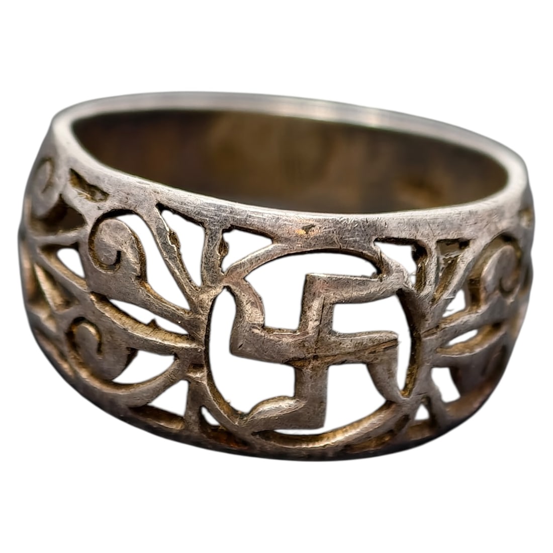 NSDAP Sympathizer Ring 800 Silver - 2
