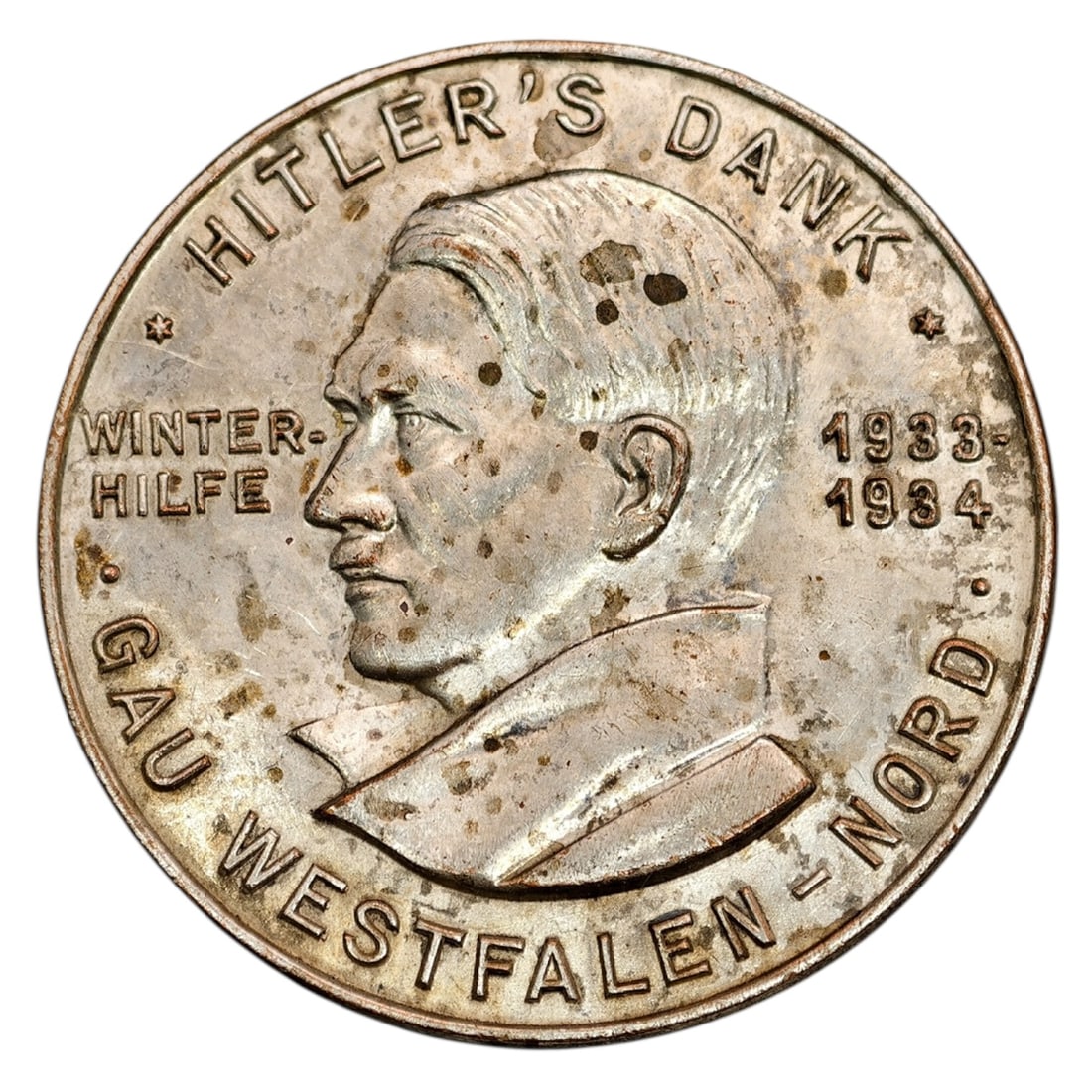 Adolf Hitler Gau Westfallen 1933 Pin Badge: Adolf Hitler Gau Westfallen 1933 Pin Badge