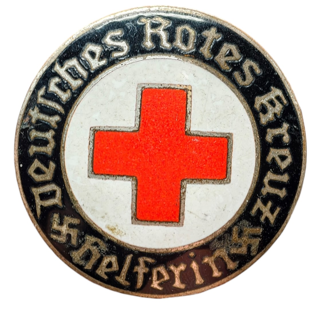 Third Reich Nazi Red Cross Helferin Badge: Third Reich Nazi Red Cross Helferin Badge