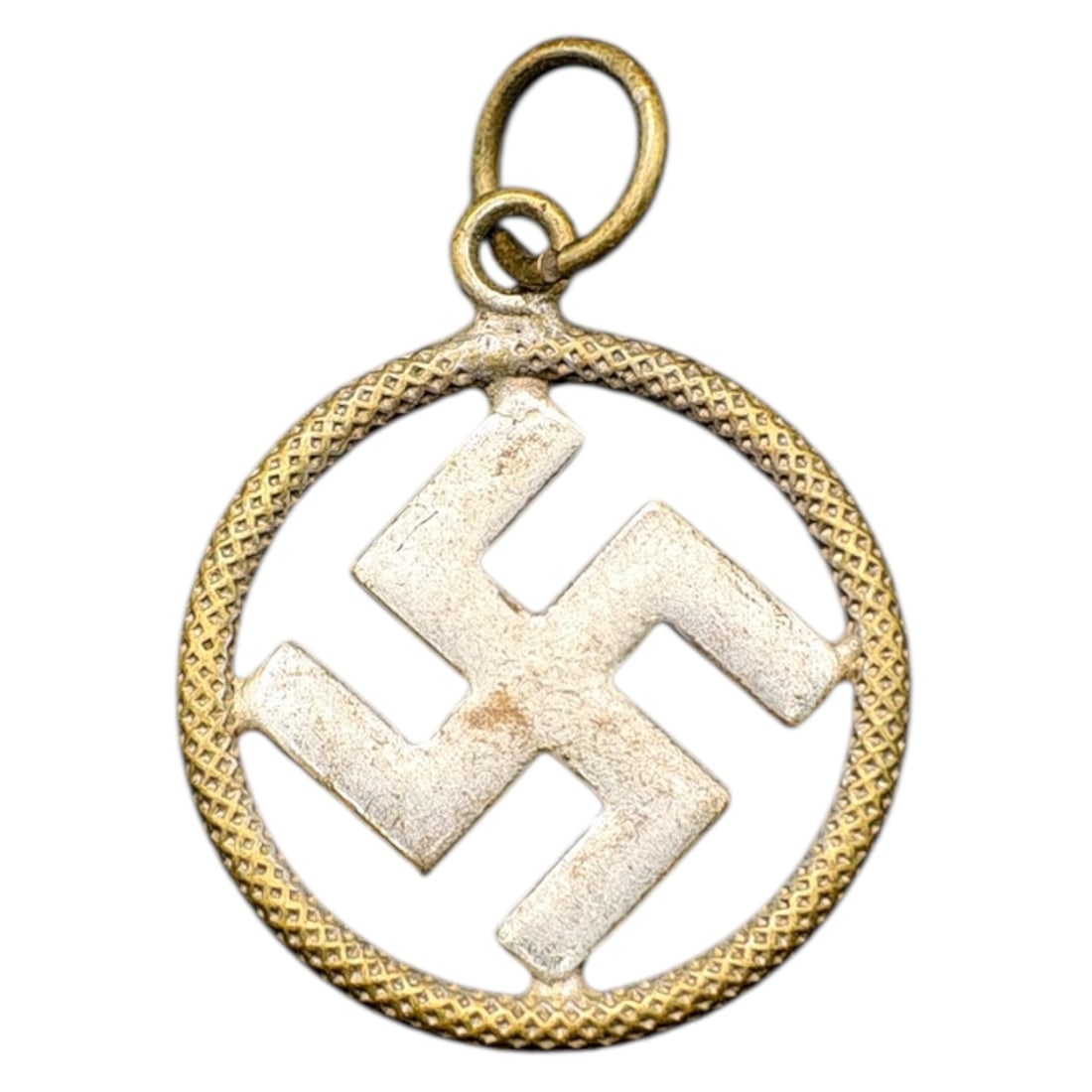 Third Reich Swastika Nazi Sympathizer Necklace Medallion: Third Reich Swastika Nazi Sympathizer Necklace Medallion