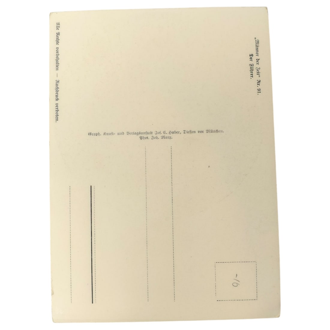 Adolf Hitler Postcard - 2