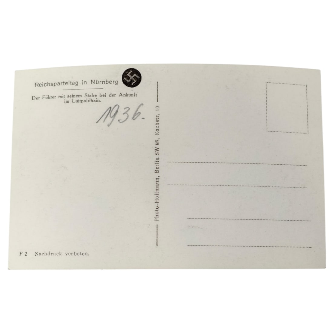 Adolf Hitler Postcard - 2