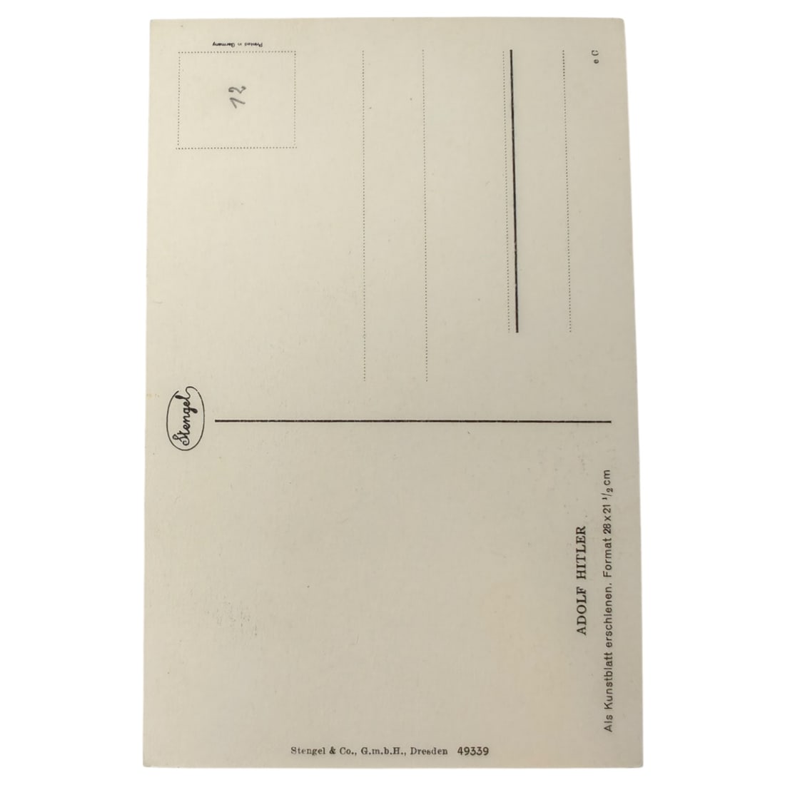 Adolf Hitler Postcard - 2