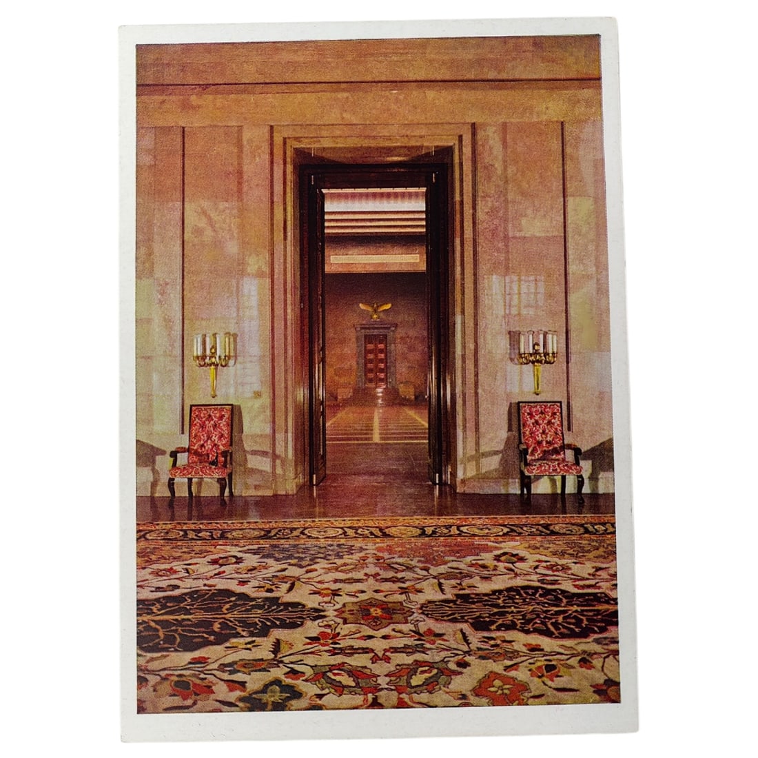Third Reich Nazi Reich Chancellery Postcard: Third Reich Nazi Reich Chancellery Postcard