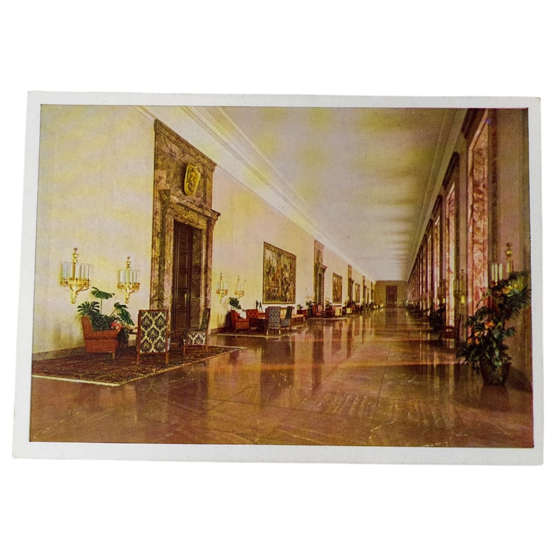 Third Reich Nazi Reich Chancellery Postcard: Third Reich Nazi Reich Chancellery Postcard