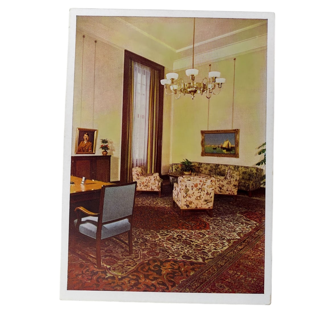 Third Reich Nazi Reich Chancellery Postcard: Third Reich Nazi Reich Chancellery Postcard