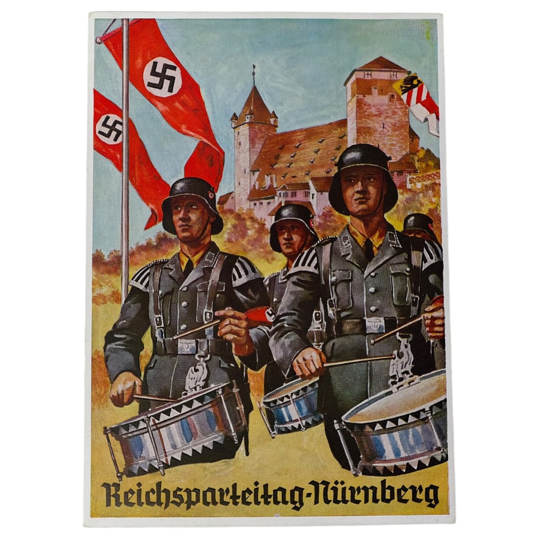 Third Reich Nazi SS Reichsparteitag Postcard: Third Reich Nazi SS Reichsparteitag Postcard