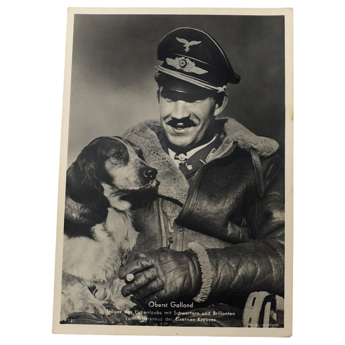 Adolf Galland Third Reich Nazi Postcard: Adolf Galland Third Reich Nazi Postcard