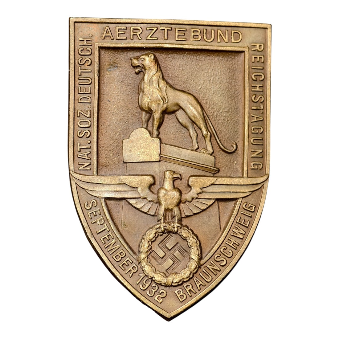 Third Reich Nazi NSDAP Braunschweig 1932 Tinnie: Third Reich Nazi NSDAP Braunschweig 1932 Tinnie