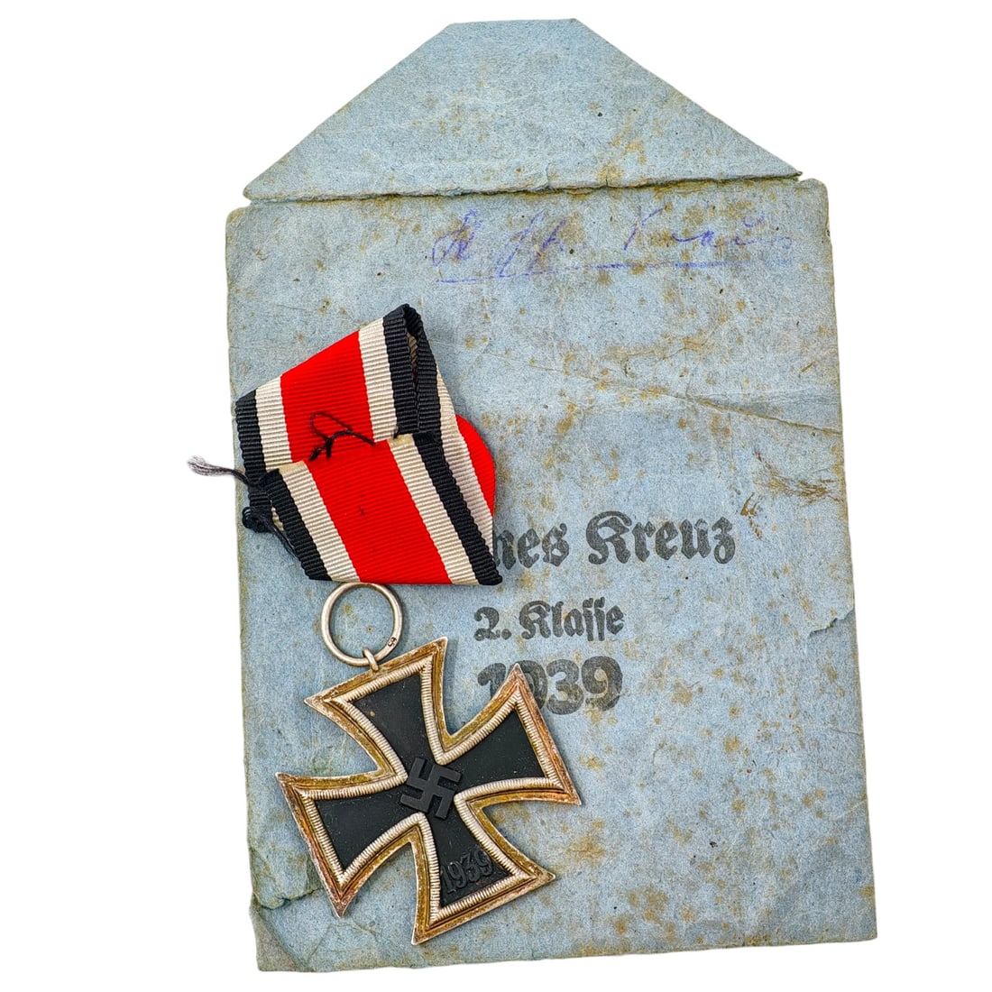 1939 Iron Cross 2nd Class with Envelope: 1939 Iron Cross 2nd Class with Envelope