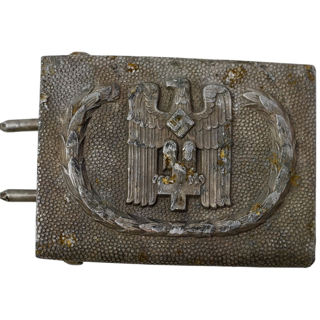 Third Reich Red Cross Belt Buckle: Third Reich Red Cross Belt Buckle