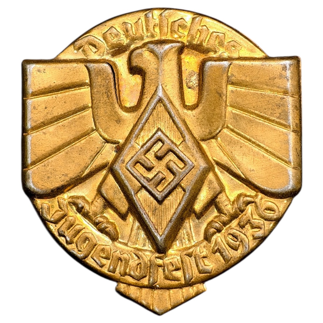 Third Reich Nazi Hitler Youth 1936 Tinnie: Third Reich Nazi Hitler Youth 1936 Tinnie