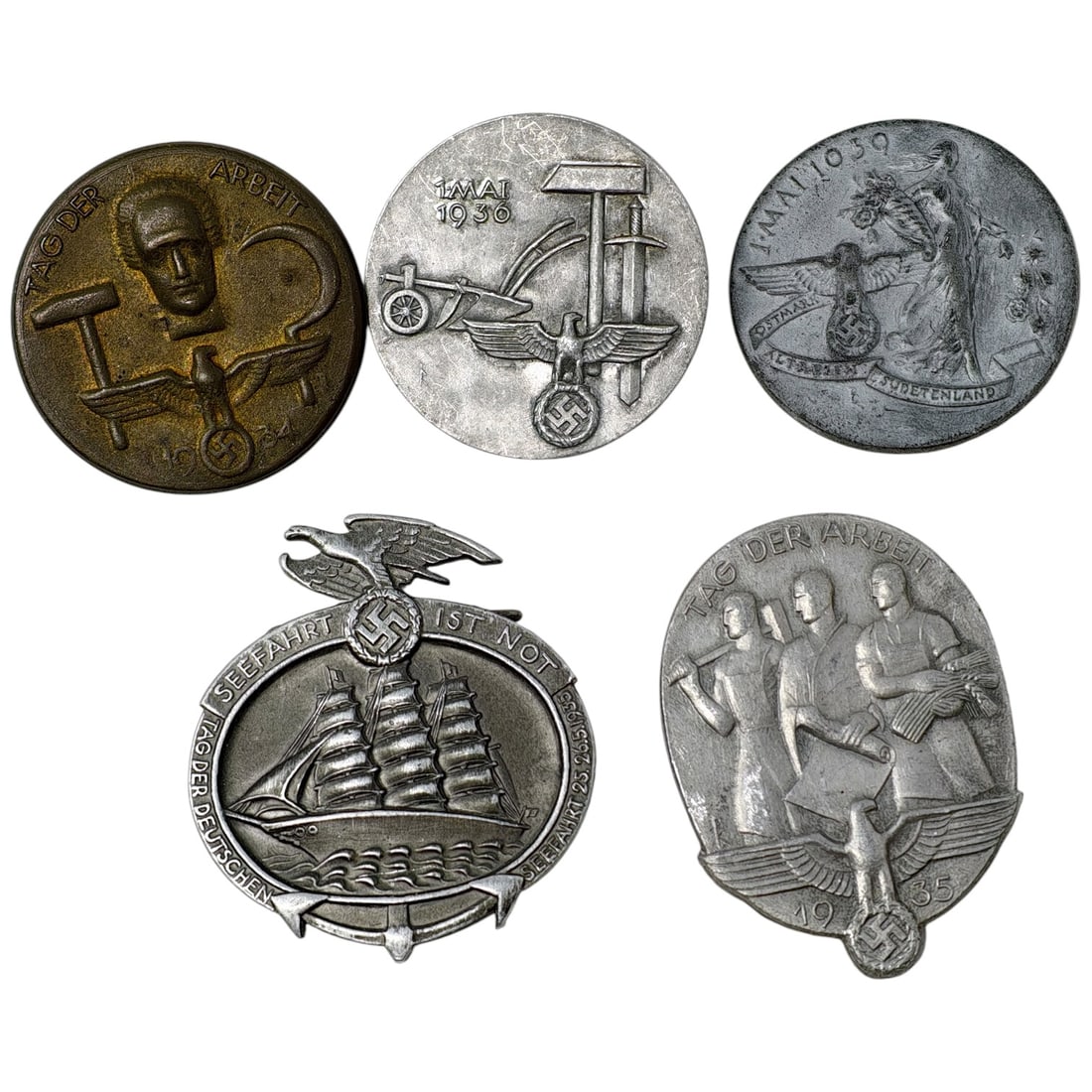 Third Reich Nazi Tinnie Set (1 of 2)