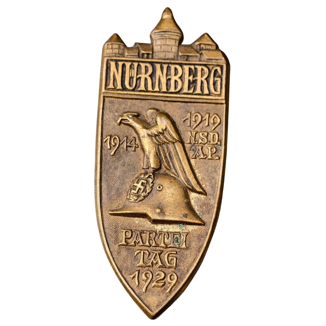 Third Reich NSDAP Reichsparteitag 1929 Badge (1 of 2)
