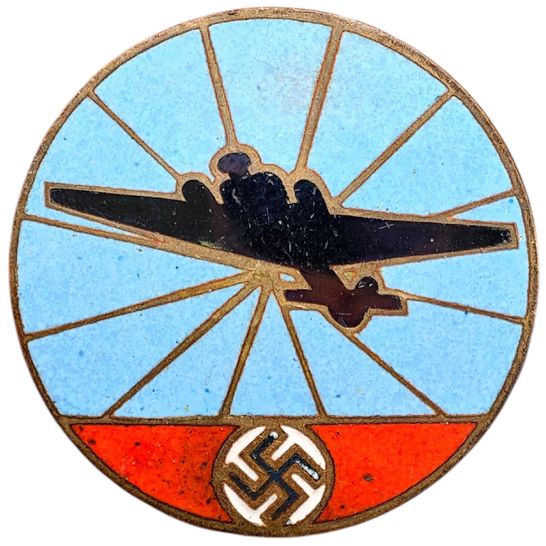 Reichsluftschutz - Badge for Aircraft Warning Service (1 of 2)