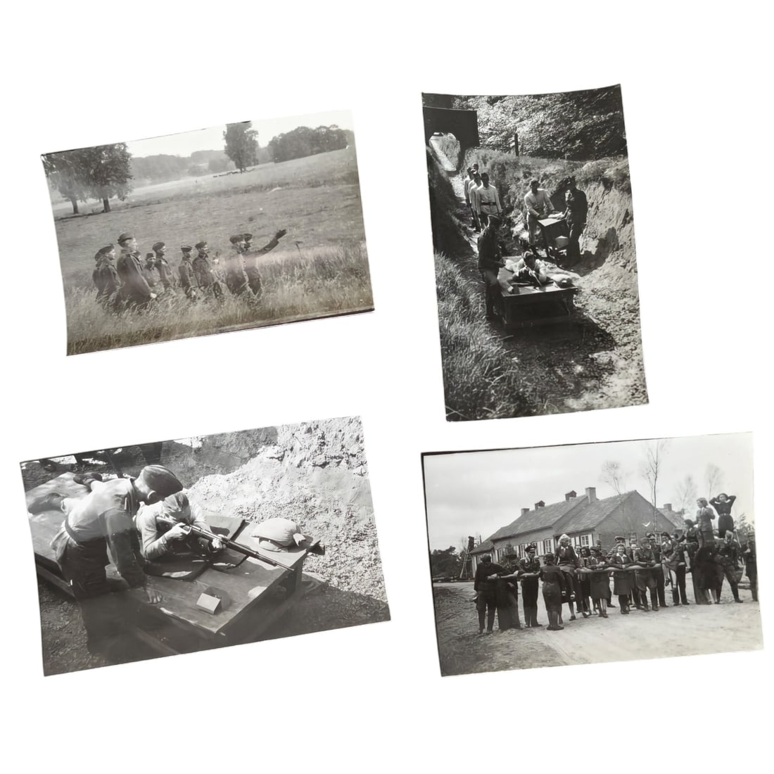 Unpublished Dutch Waffen SS Volunteer Legion Avegoor Training Center 1943 Photograph Set (1 of 1)