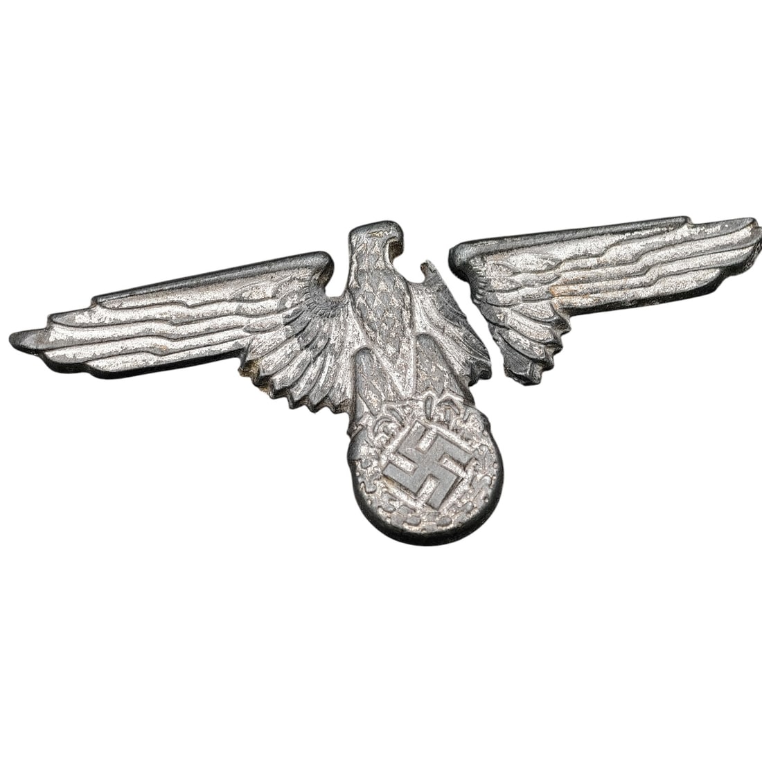 German WWII SS Eagle Visor Cap Insignia (1 of 2)