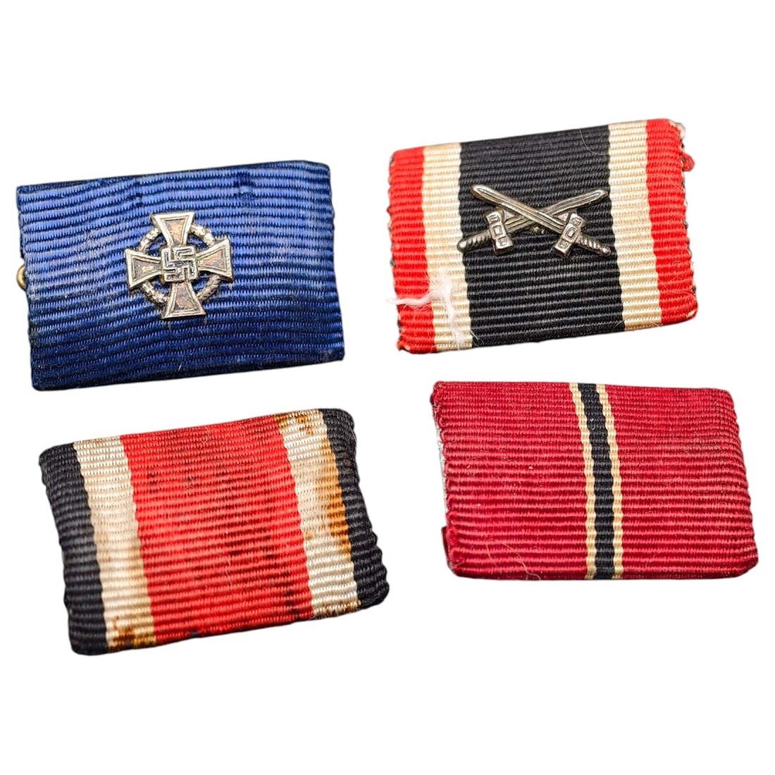 Set of Third Reich Nazi Ribbon Bars: Third Reich Nazi Ribbon Bar Set