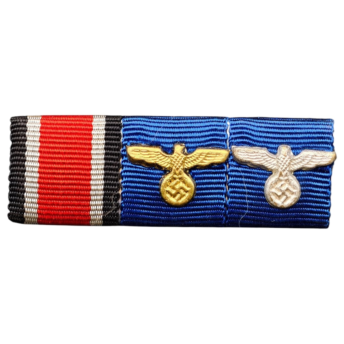 Third Reich Nazi 3 Place Ribbon Bar (1 of 2)