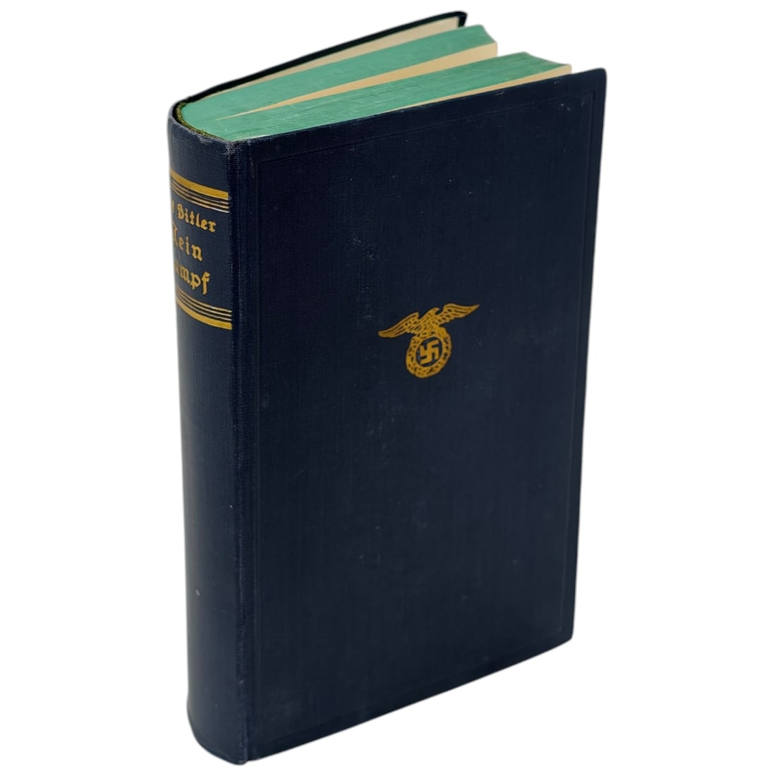 Adolf Hitler Mein Kampf - People's Edition (Volksausgabe), blue cloth binding (1 of 6)