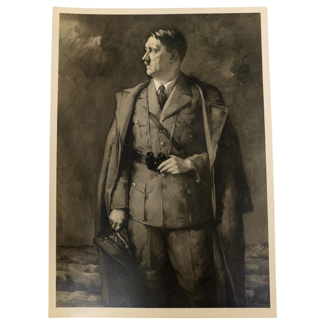 Adolf Hitler Photo Postcard "Führerbildnis" after Hans Schachinger, Haus der Deutschen Kunst (1 of 2)