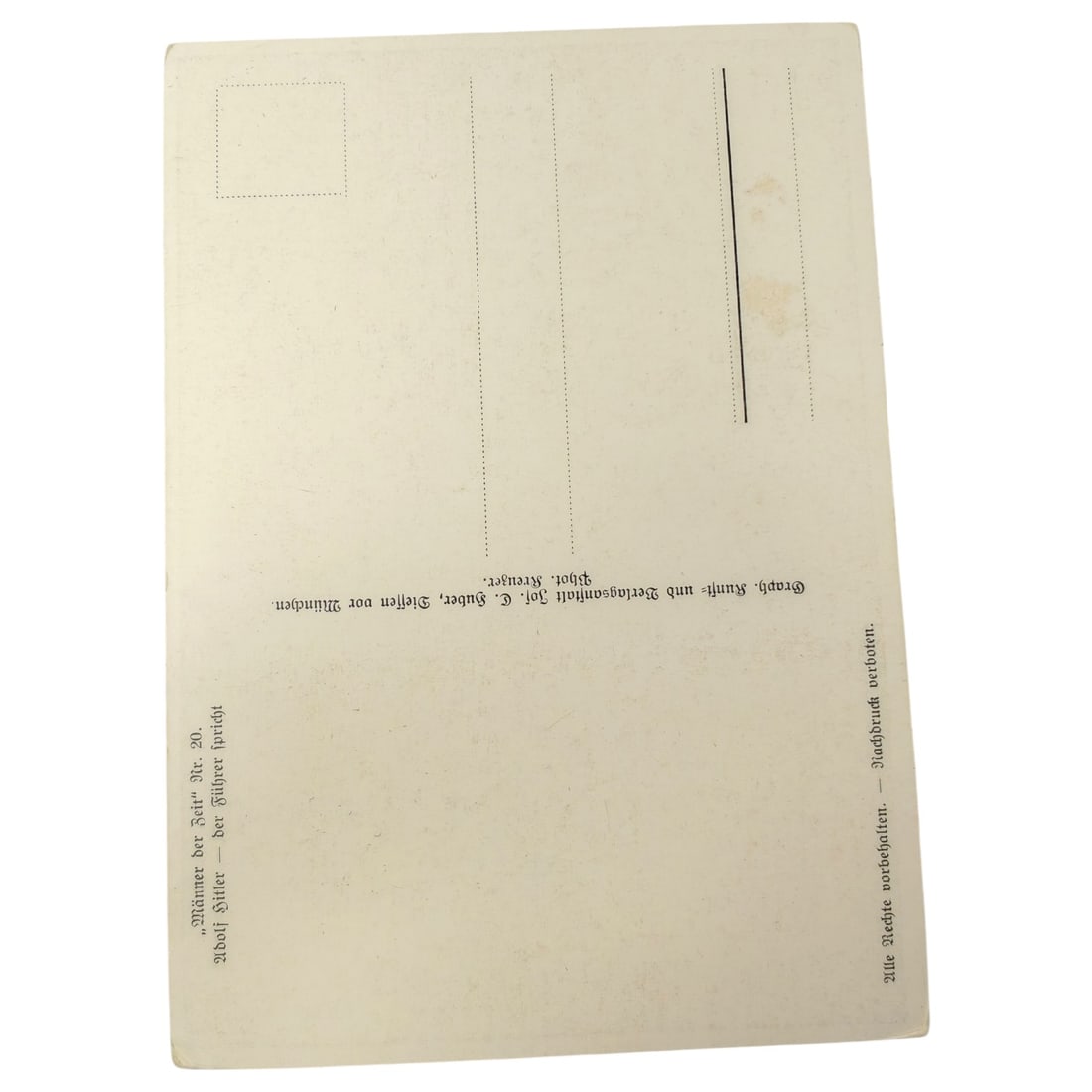 Adolf Hitler Postcard - 2