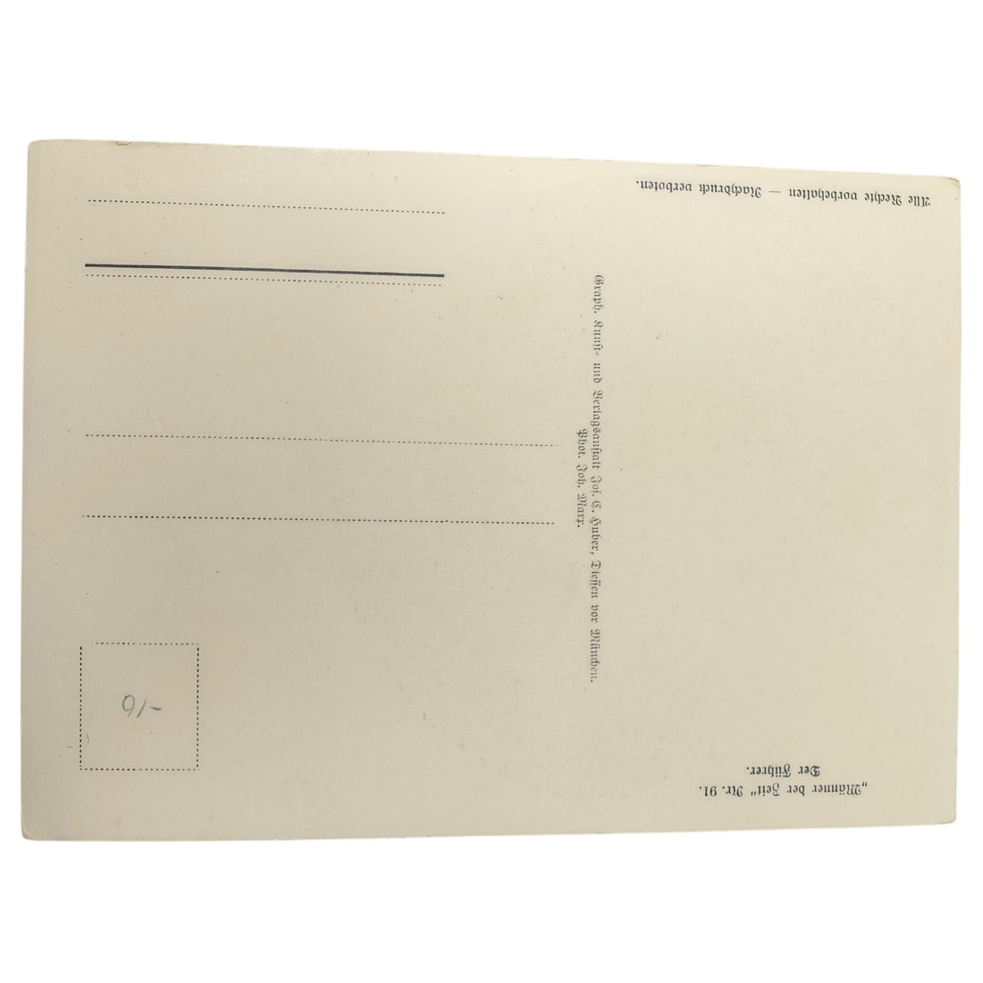 Adolf Hitler Postcard - 2