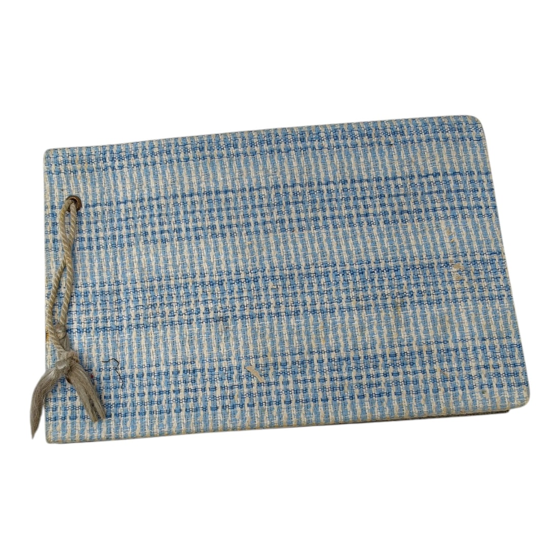 German WWII Soldier's Personal Photograph Album: German WWII Soldier's Personal Photograph Album This is a private snapshot album kept by a German serviceman during the Second World War, bound in a woven blue-and-white fabric cover with a cord and t