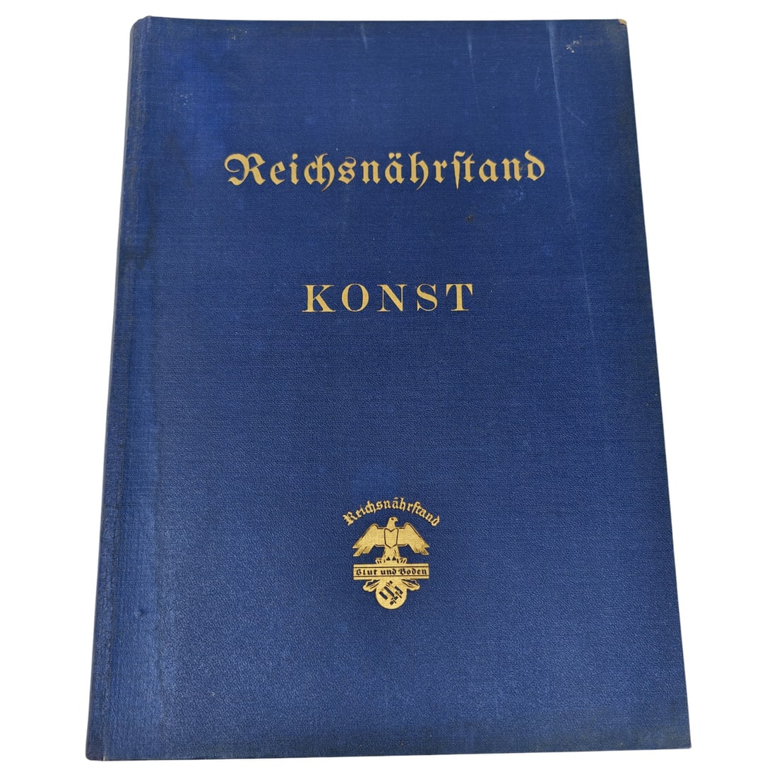 German Third Reich Reichsnährstand 'Kassenordnung' Administrative Handbook, Berlin 1939: A bound administrative volume issued by the Reichsnährstand (Reich Food Estate), titled on the cover "Reichsnährstand KONST" with the gilt Reichsnährstand eagle emblem and the motto "Blut und Boden