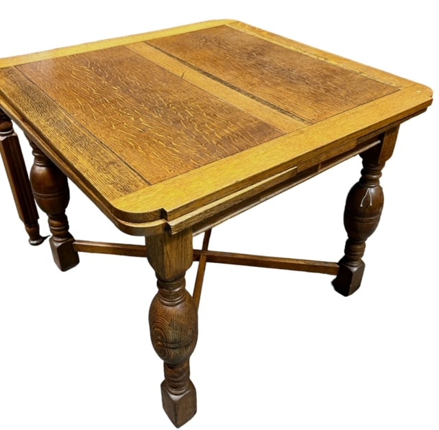 Antique Pull Out Pub Table: Beautiful Pub Table! Great for small Spaces and expandable for celebrations!30” tall x 36” wide x 36 Expansion adds an estra 28" to length